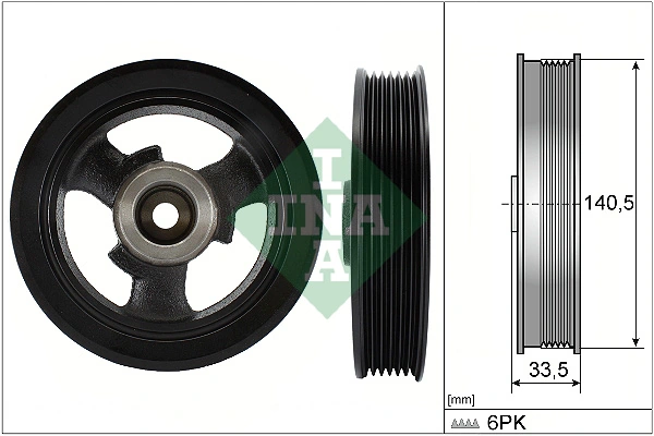 Belt Pulley, crankshaft